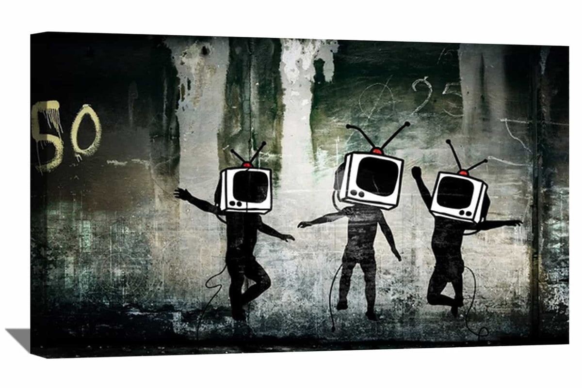 Utopia TV Canvas Art