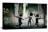 Utopia TV Canvas Art