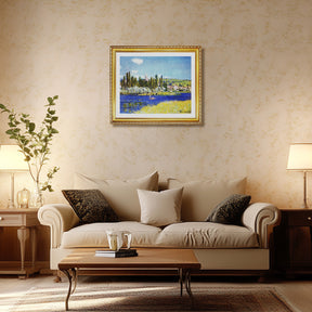 Claude Monet Wall Art Vetheuil Poster Framed