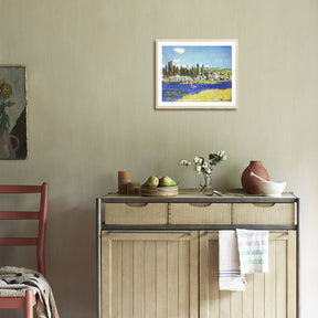 Claude Monet Wall Art Vetheuil In Summer Poster Framed