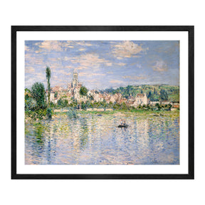 Claude Monet Wall Art Vetheuil Poster Framed