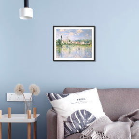Claude Monet Wall Art Vetheuil Poster Framed