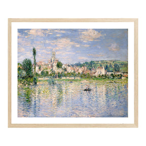 Claude Monet Wall Art Vetheuil In Summer Poster Framed