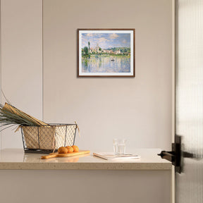 Claude Monet Wall Art Vetheuil Poster Framed