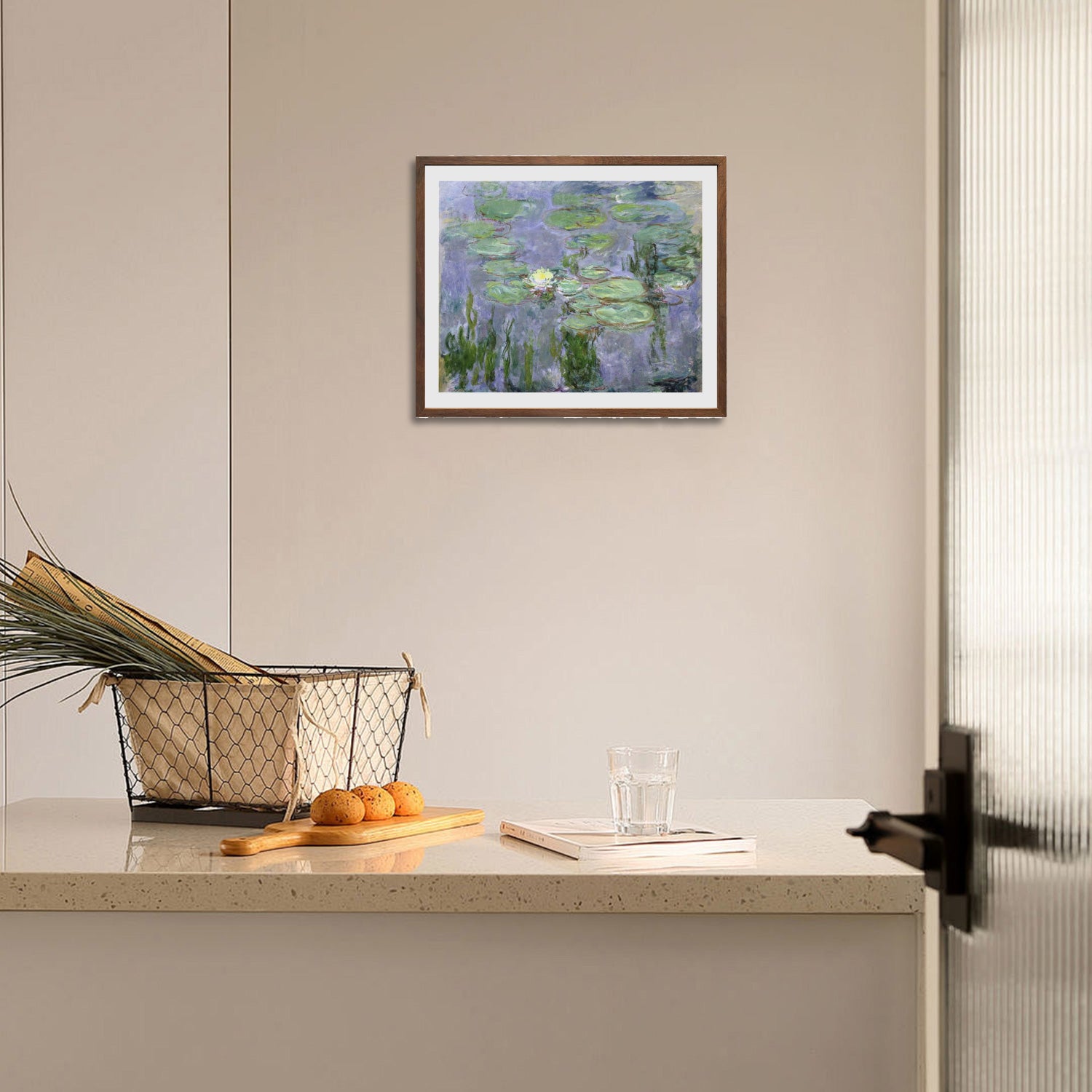 Claude Monet Wall Art Wate Lilies 1896 Poster Framed