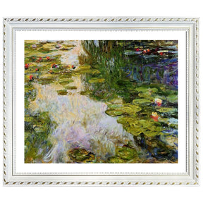 Claude Monet Wall Art Water Lilies 1919 Poster Framed