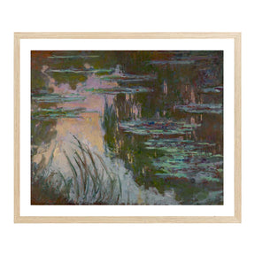 Claude Monet Wall Art Water Lilies Poster Framed
