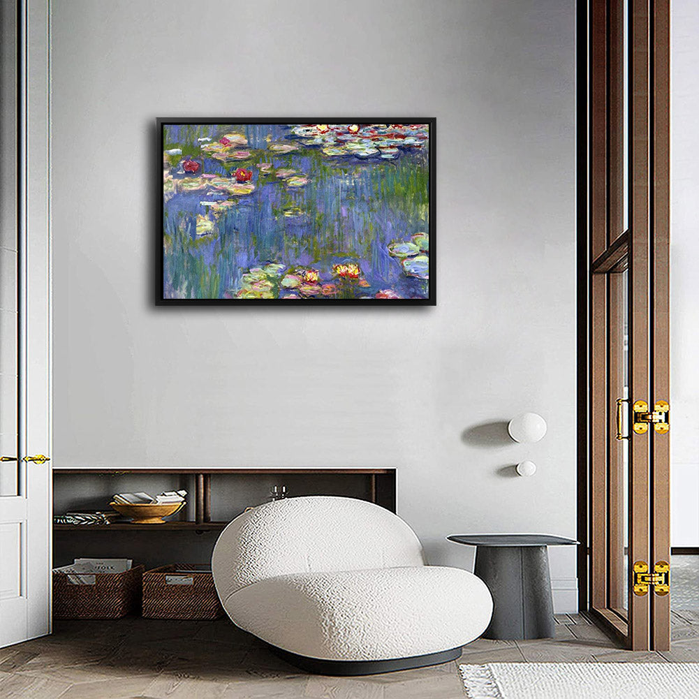 Water Lily Canvas Art
