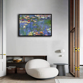 Water Lily Canvas Art