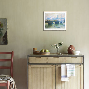 Claude Monet Wall Art Waterloo Bridge London Poster Framed