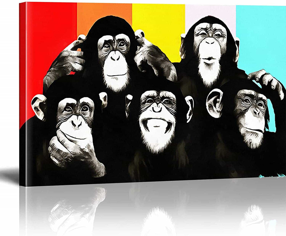 Wise Monkey Canvas Art