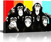 Wise Monkey Canvas Art