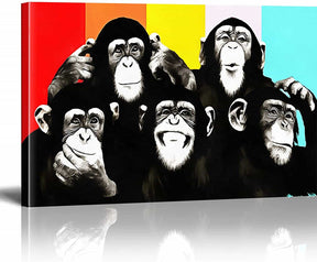 Wise Monkey Canvas Art