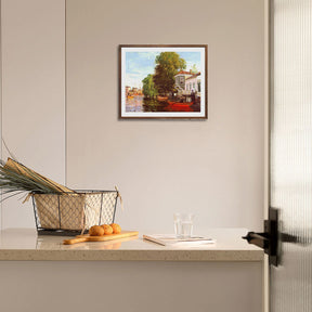 Claude Monet Wall Art Zaan At Zaandam Poster Framed