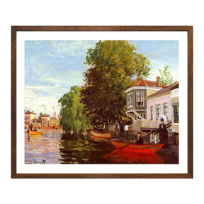 Claude Monet Wall Art Zaan At Zaandam Poster Framed