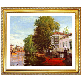 Claude Monet Wall Art Zaan At Zaandam Poster Framed