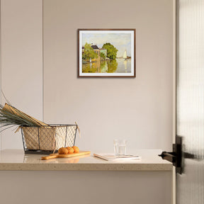 Claude Monet Wall Art Zaandam 1 Poster Framed