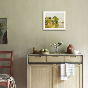 Claude Monet Wall Art Zaandam 1 Poster Framed